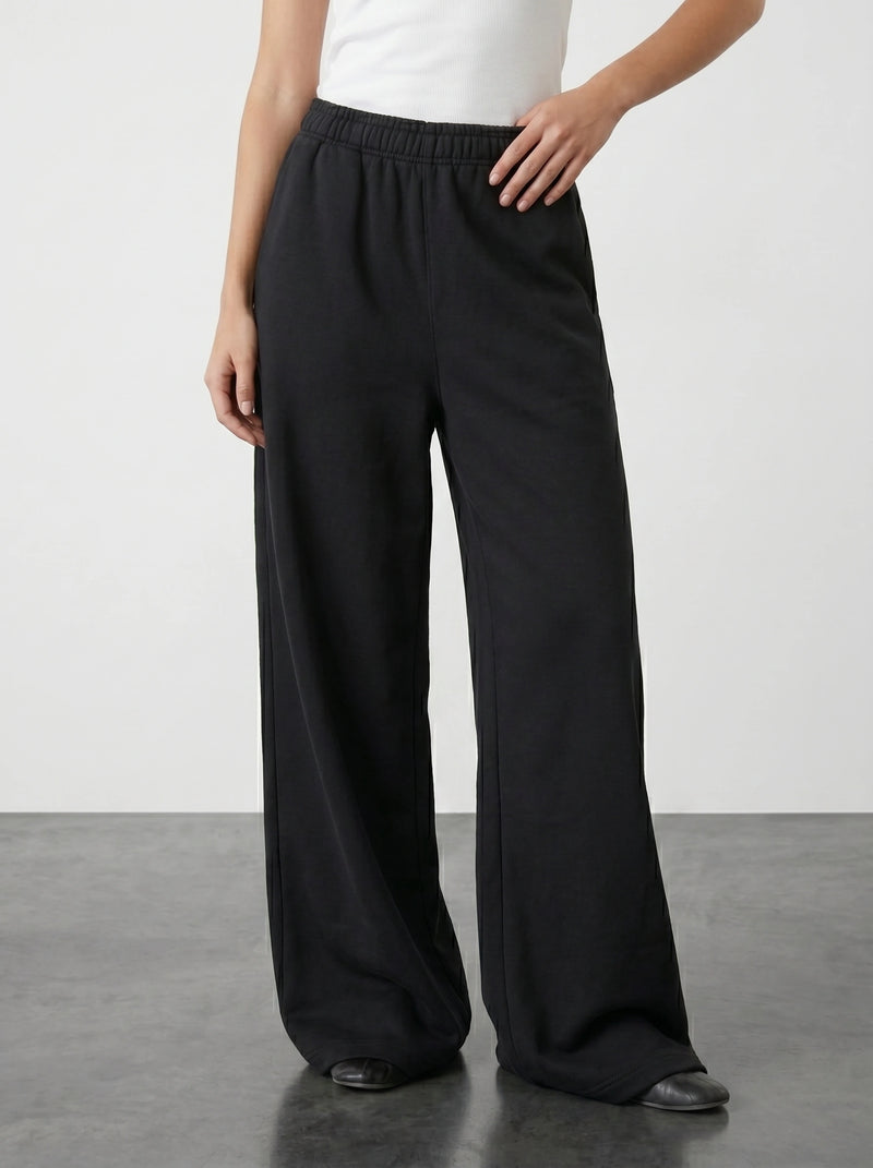 Black Wide Leg Trousers | Montivo Pakistan