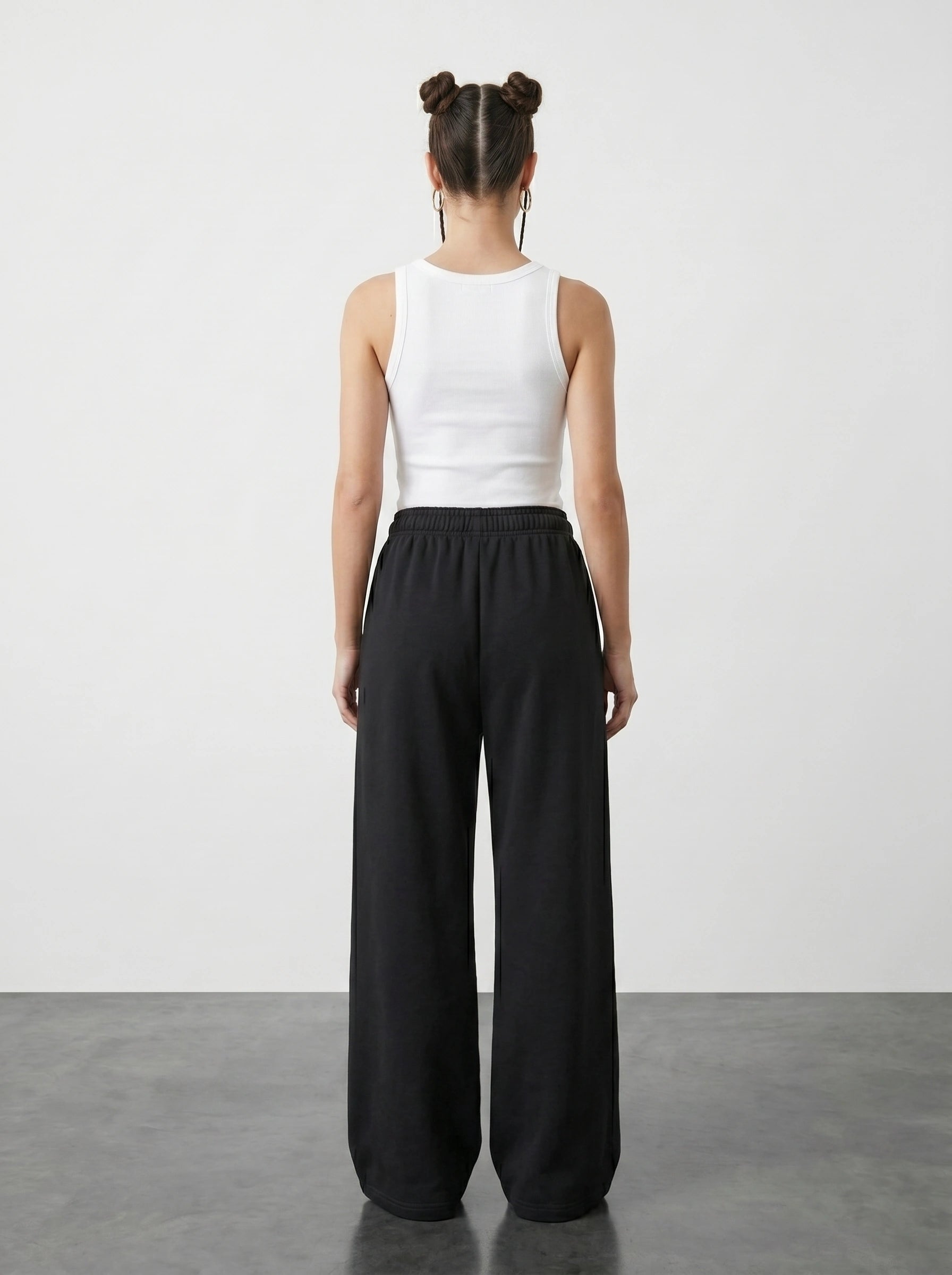 Black Wide Leg Trousers