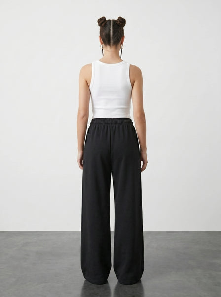 Black Wide Leg Trousers