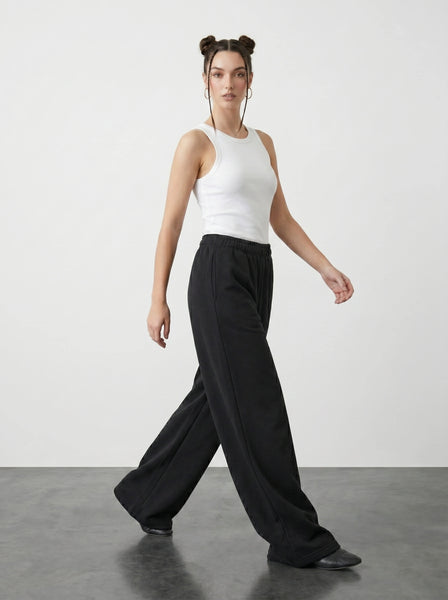 Black Wide Leg Trousers