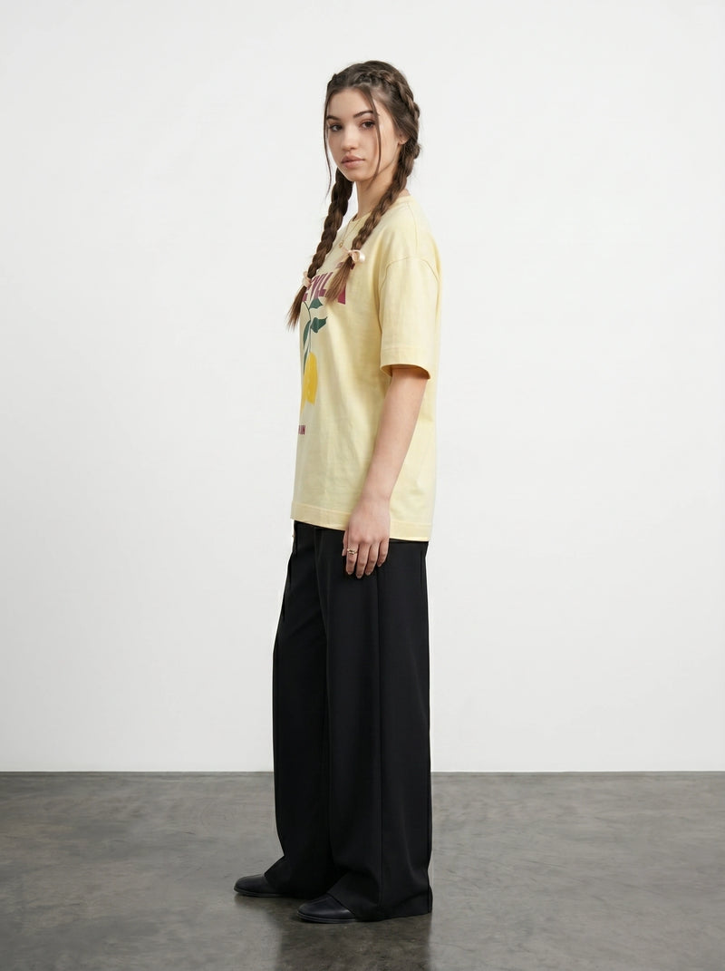 Lemon Seville Oversized Graphic Printed Tshirt | Montivo Pakistan