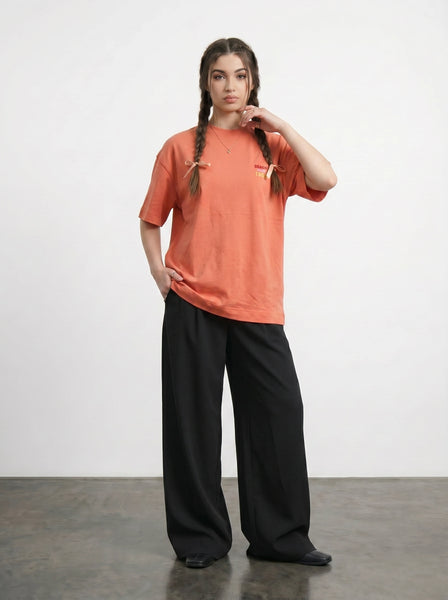 Orange Beach Club Oversized Graphic Printed Tshirt | Montivo Pakistan