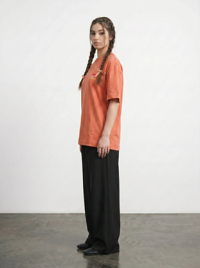 Orange Beach Club Oversized Graphic Printed Tshirt | Montivo Pakistan