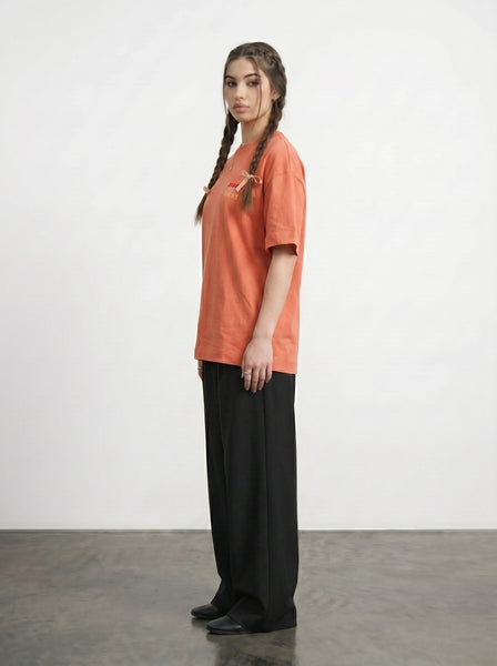 Orange Beach Club Oversized Graphic Printed Tshirt | Montivo Pakistan
