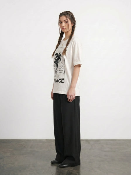 White Oversized Graphic Printed Tshirt | Montivo Pakistan