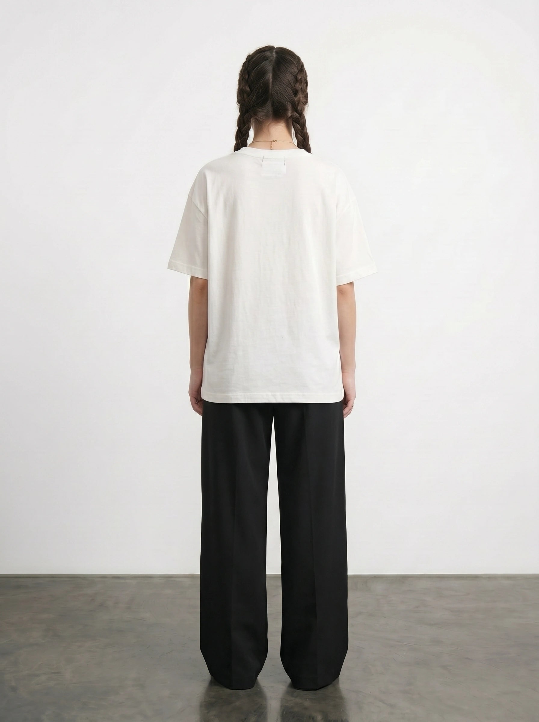 White Oversized Graphic Printed Tshirt | Montivo Pakistan