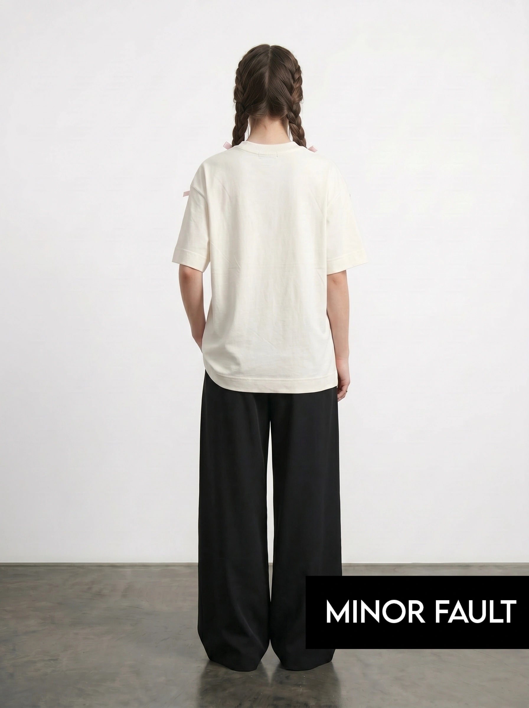 (Minor Fault) Ecru Pomodoro Oversized Graphic Printed Tshirt
