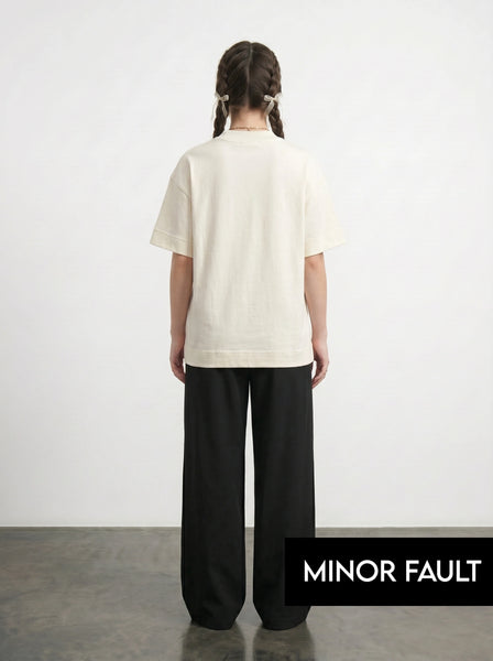 (Minor Fault) Ecru Amalfi Oversized Graphic Printed Tshirt