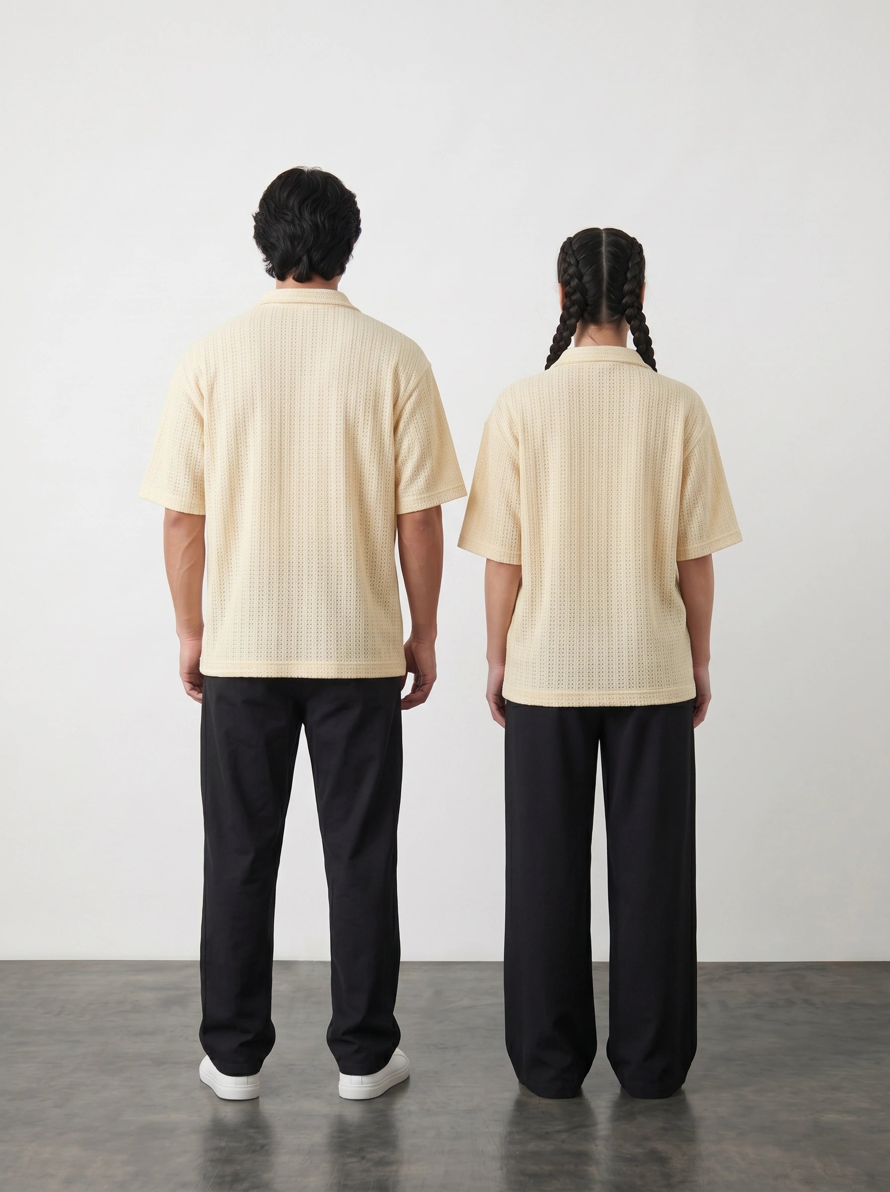 Lemon Crochet Oversized Box Fit Shirt