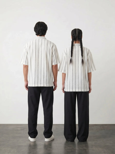 White Oversized Box Fit Shirt