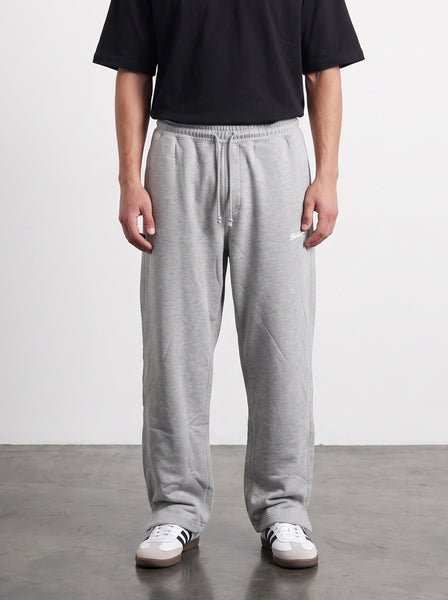Haider Grey Straight Fit Split Hem Trousers
