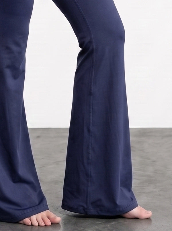 Navy Flared Yoga Pants | Montivo Pakistan