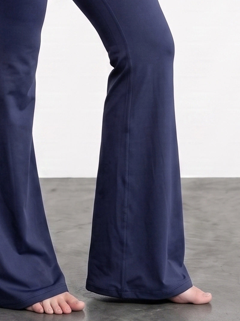 Navy Flared Yoga Pants | Montivo Pakistan