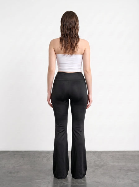 Black Flared Yoga Pants