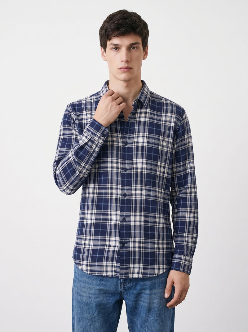 Blue Check Shirt
