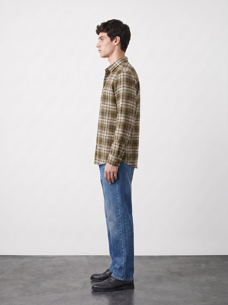 Mustard Check Shirt