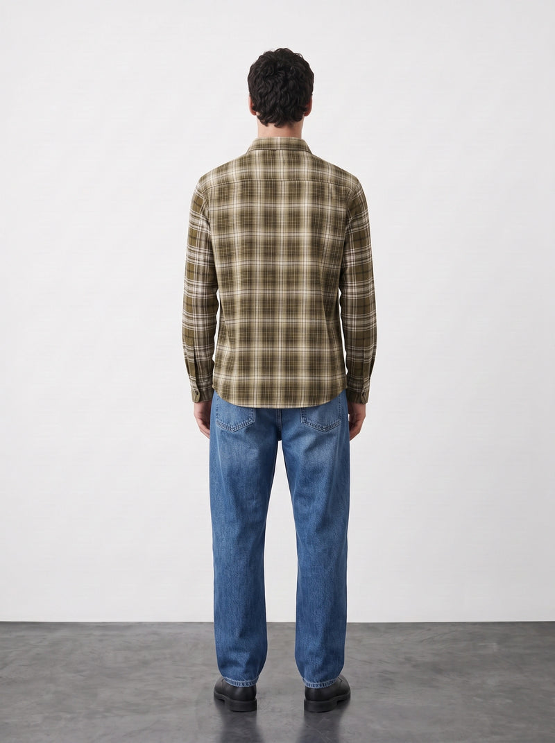 Mustard Check Shirt