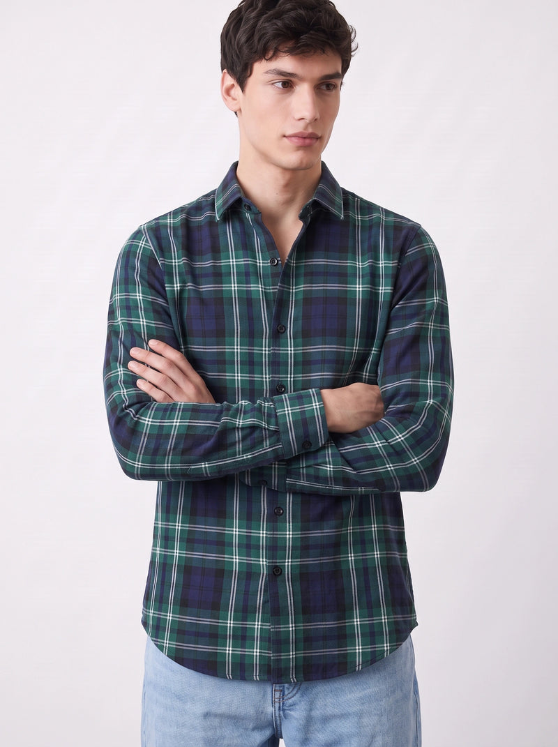 Green Check Shirt | Montivo Pakistan