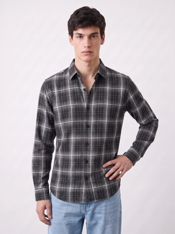 Grey Check Shirt