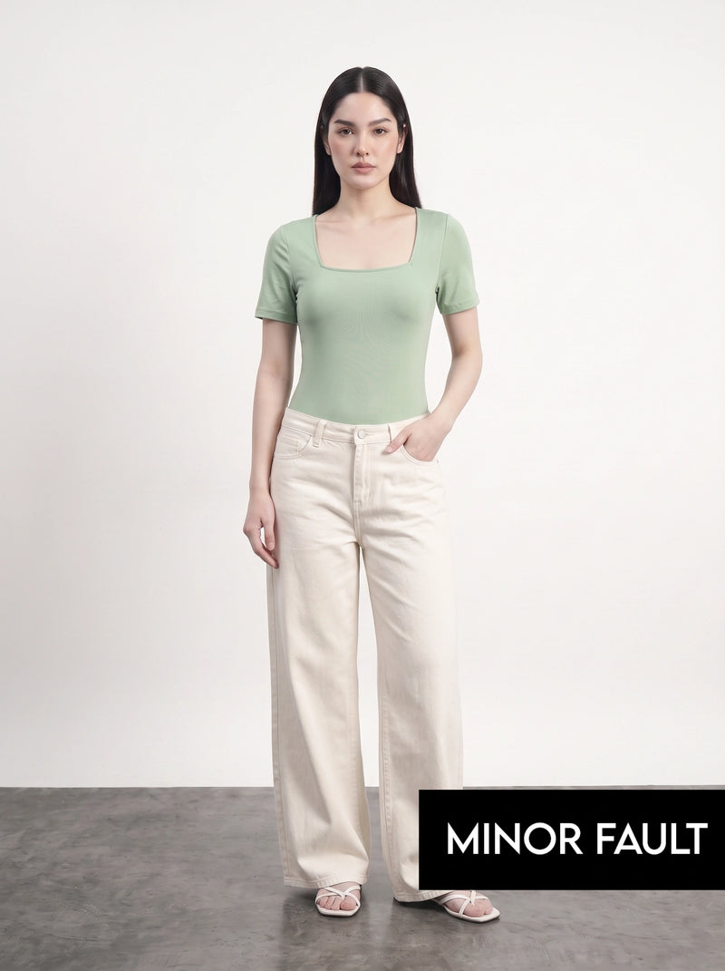 (Minor Fault) Pista Square Neck Bodysuit | Montivo Pakistan