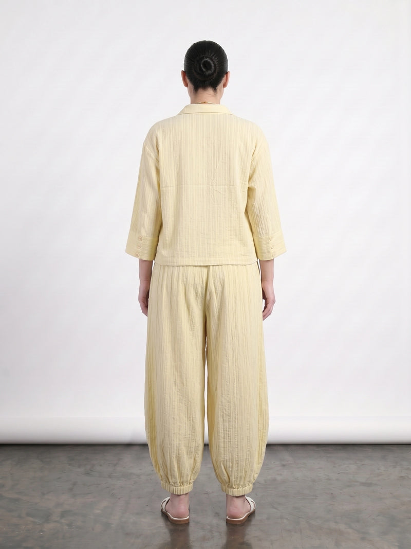 Lemon Crushed Oversized Shirt