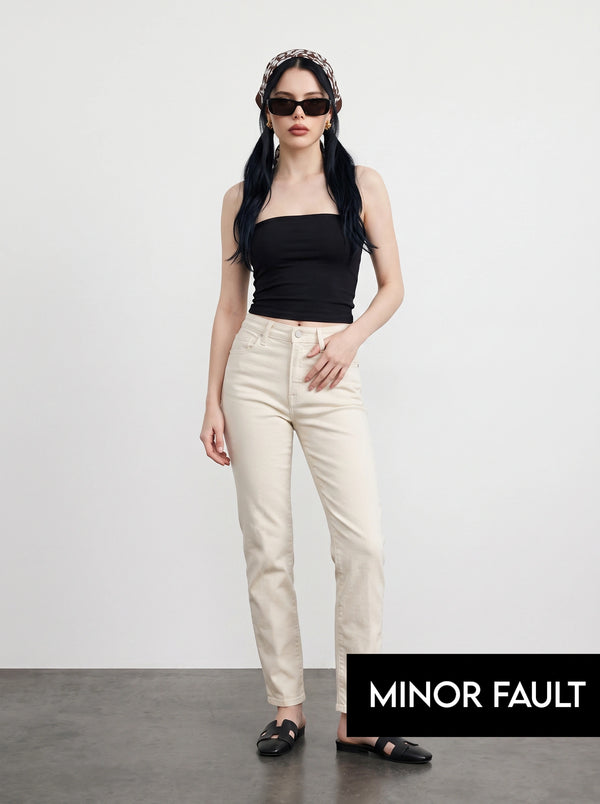 (Minor Fault) Off-White Slim Straight Jeans