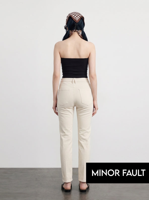 (Minor Fault) Off-White Slim Straight Jeans