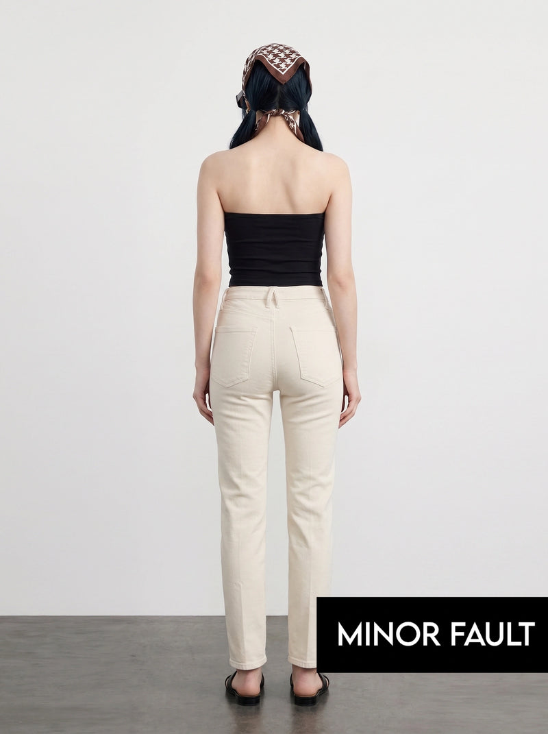 (Minor Fault) Off-White Slim Straight Jeans