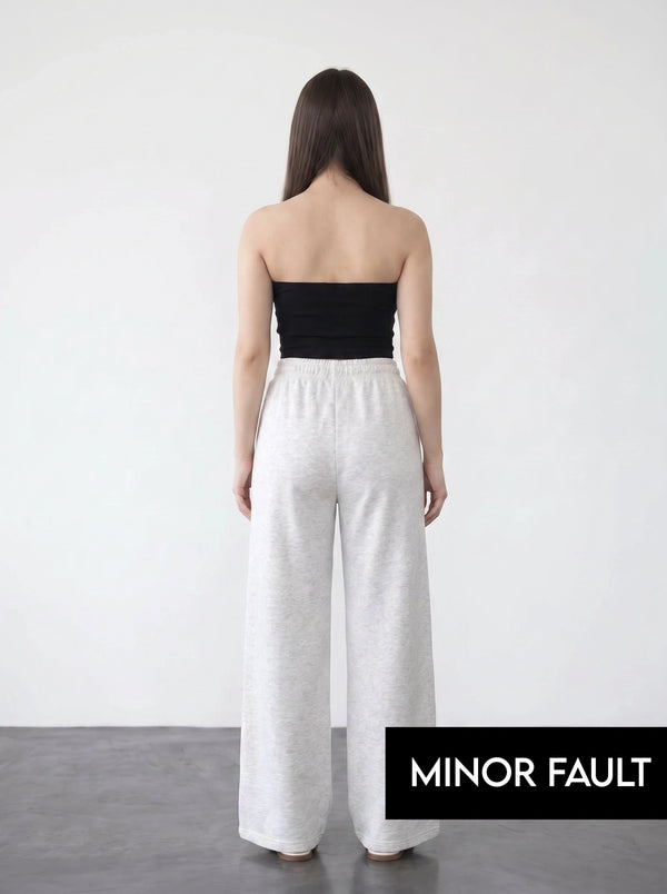 (Minor Fault) Hash Wide Leg Front Seam Trousers