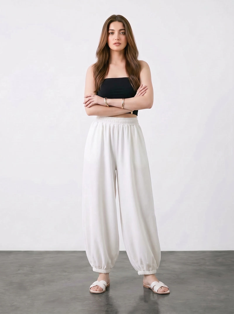 Off-White Balloon Fit Trousers