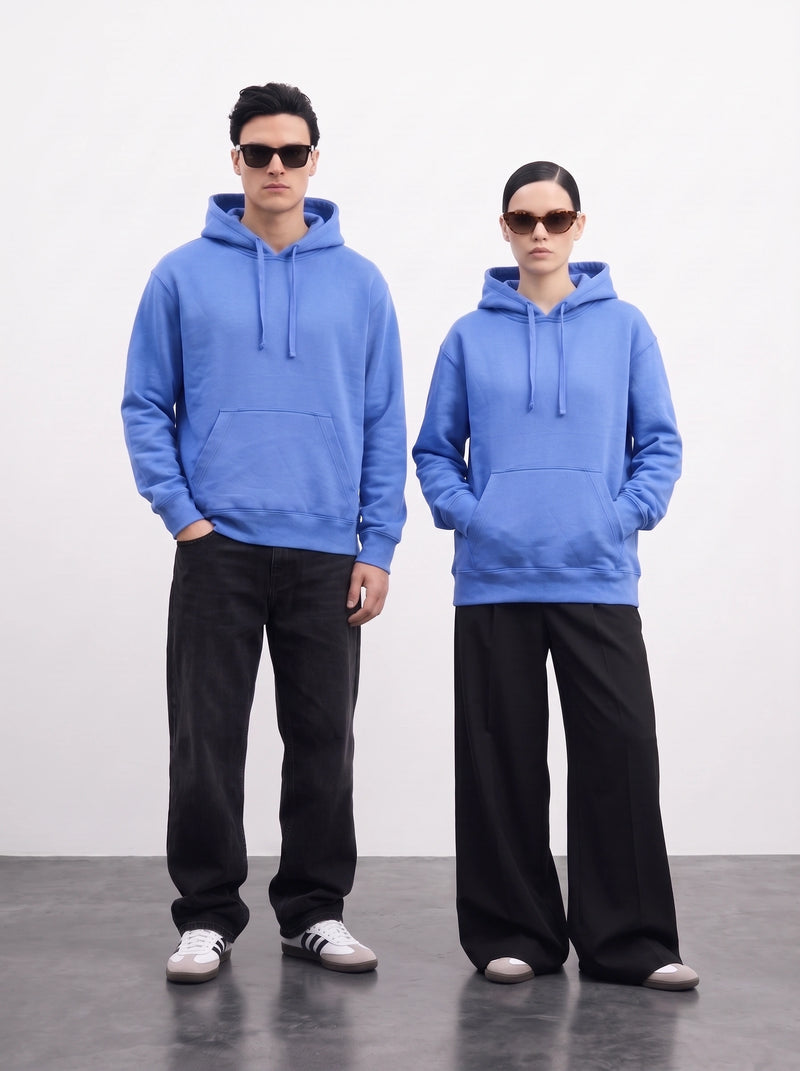 Bright Blue Oversized Hoodie | Montivo Pakistan