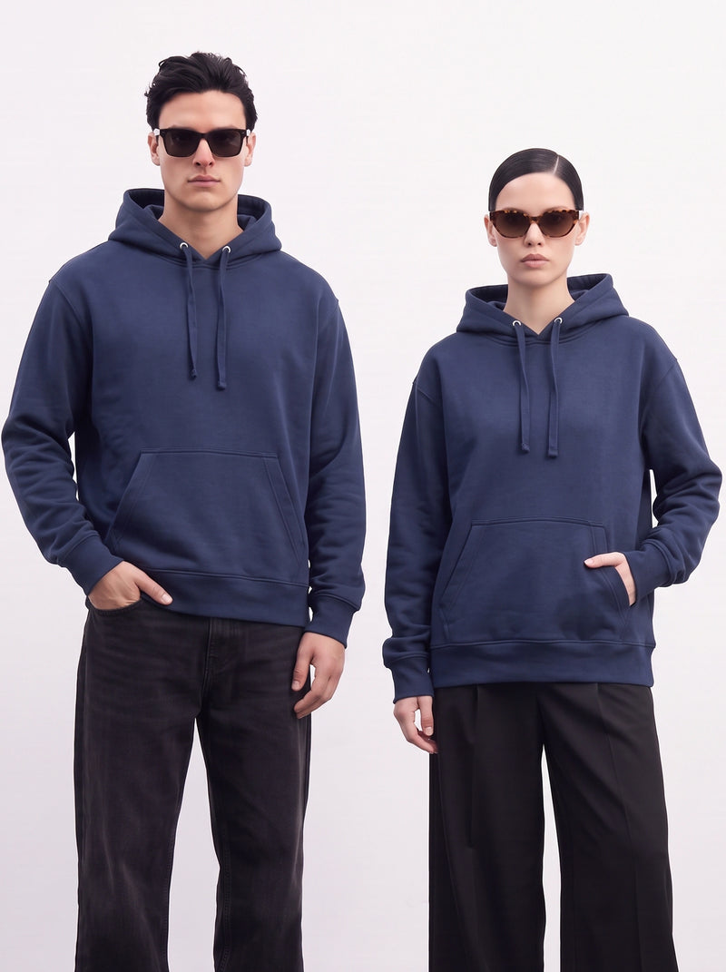 Navy Blue Oversized Hoodie | Montivo Pakistan