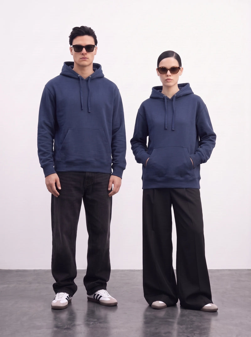 Navy Blue Oversized Hoodie | Montivo Pakistan