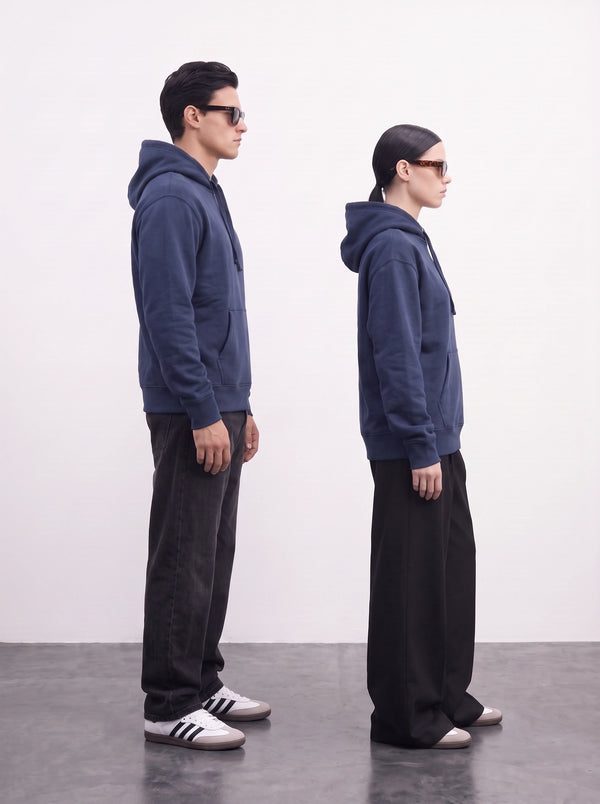Navy Blue Oversized Hoodie | Montivo Pakistan