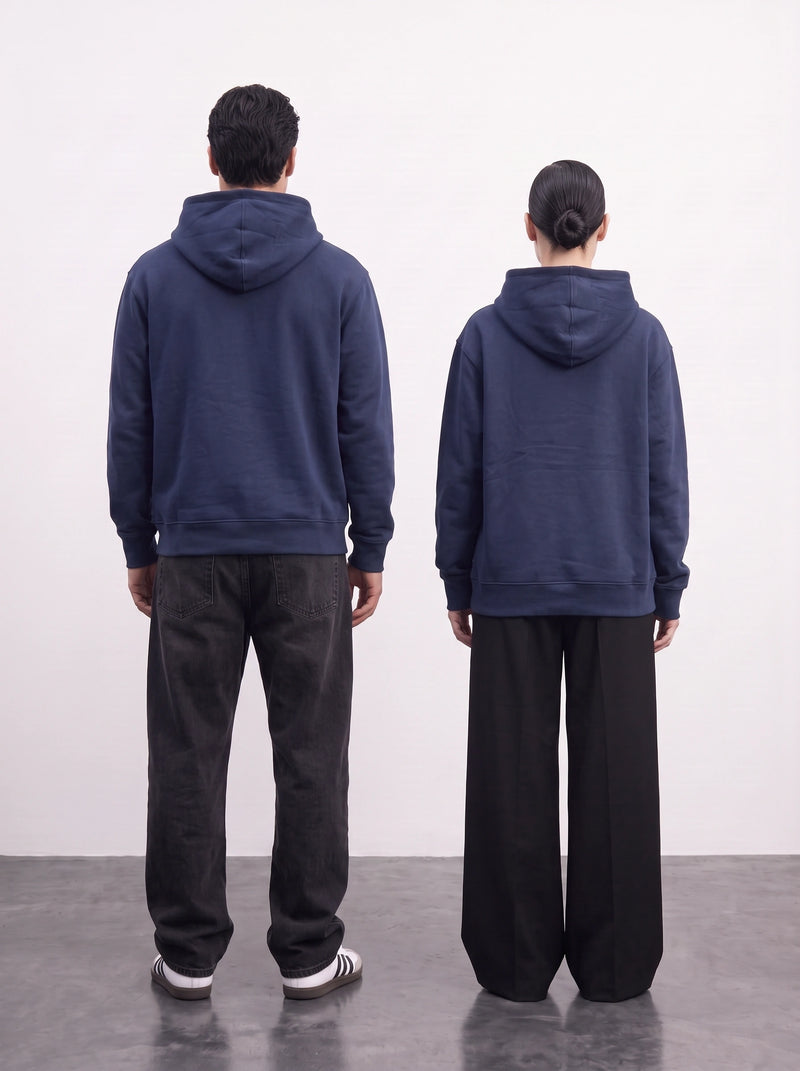 Navy Blue Oversized Hoodie | Montivo Pakistan