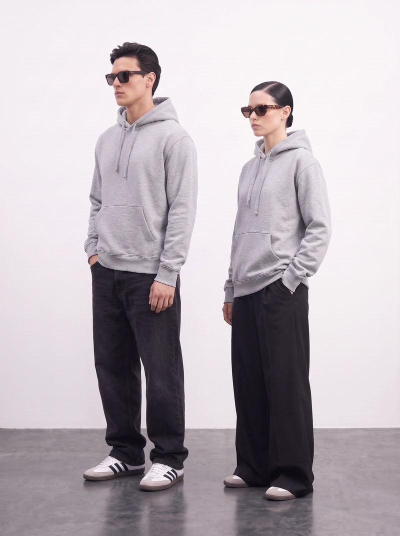 Grey Oversized Hoodie | Montivo Pakistan