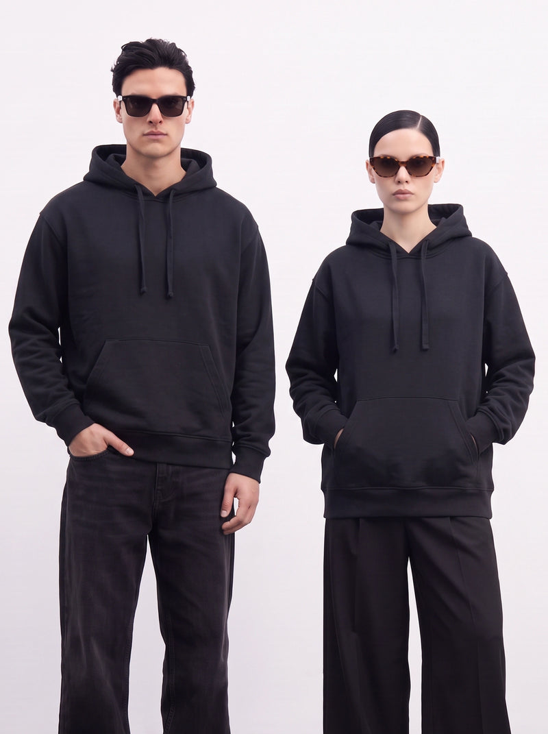 Black Oversized Hoodie | Montivo Pakistan