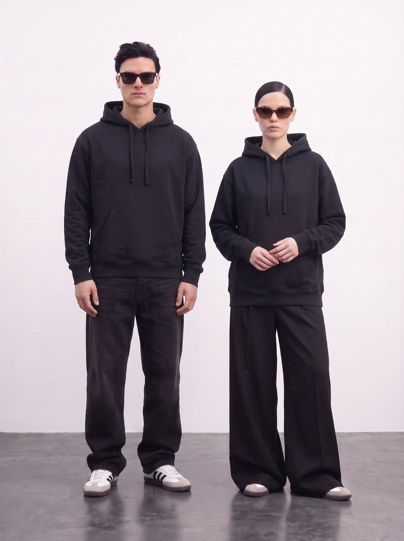 Black Oversized Hoodie | Montivo Pakistan