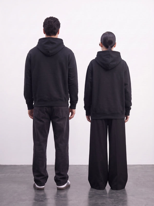 Black Oversized Hoodie | Montivo Pakistan