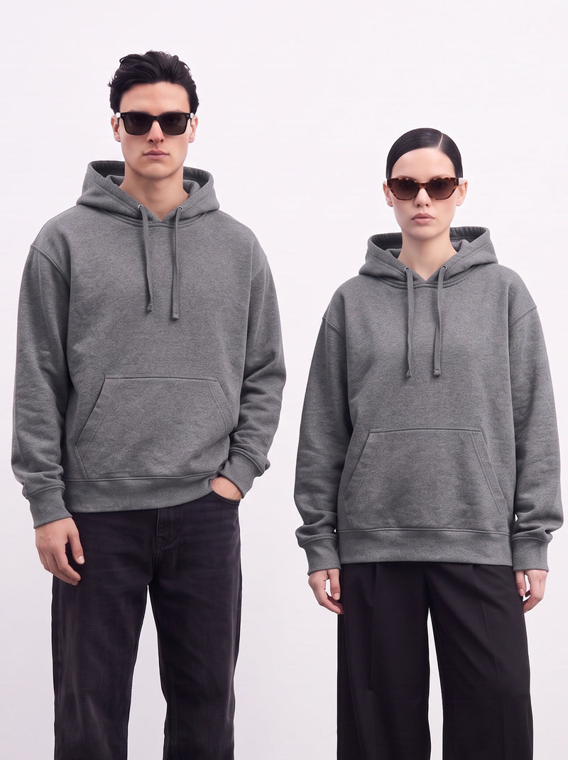 Dark Grey Oversized Hoodie | Montivo Pakistan