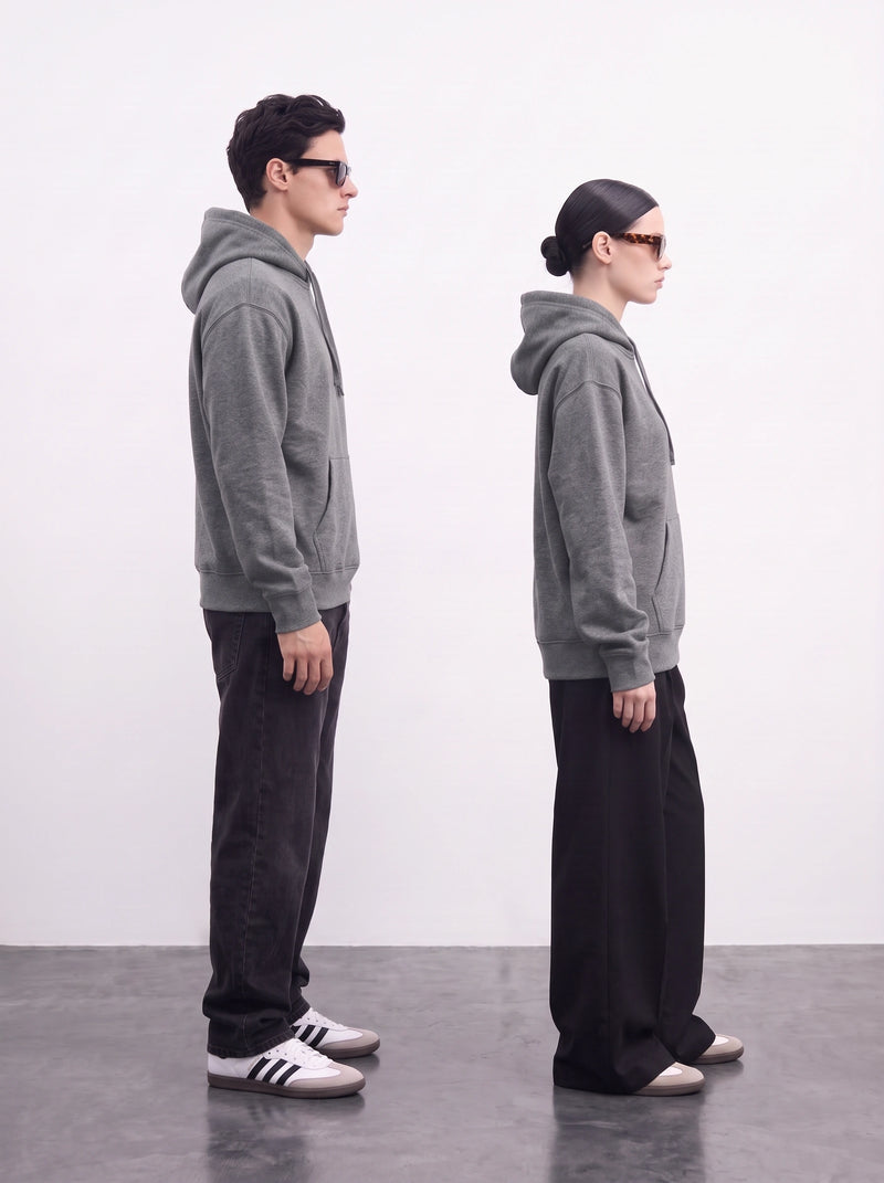 Dark Grey Oversized Hoodie | Montivo Pakistan