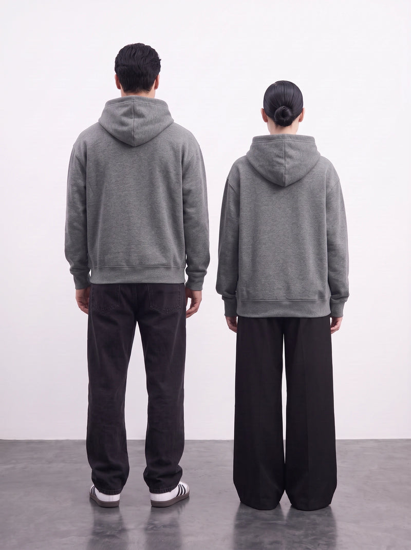 Dark Grey Oversized Hoodie | Montivo Pakistan