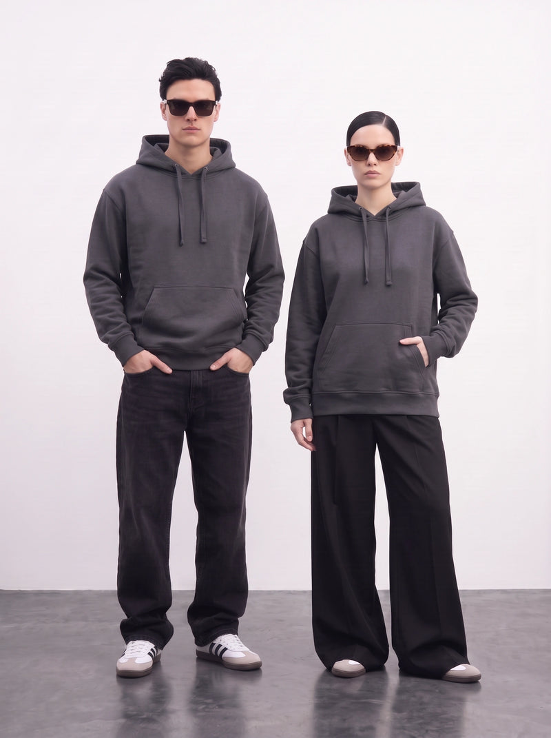 Charcoal Oversized Hoodie | Montivo Pakistan