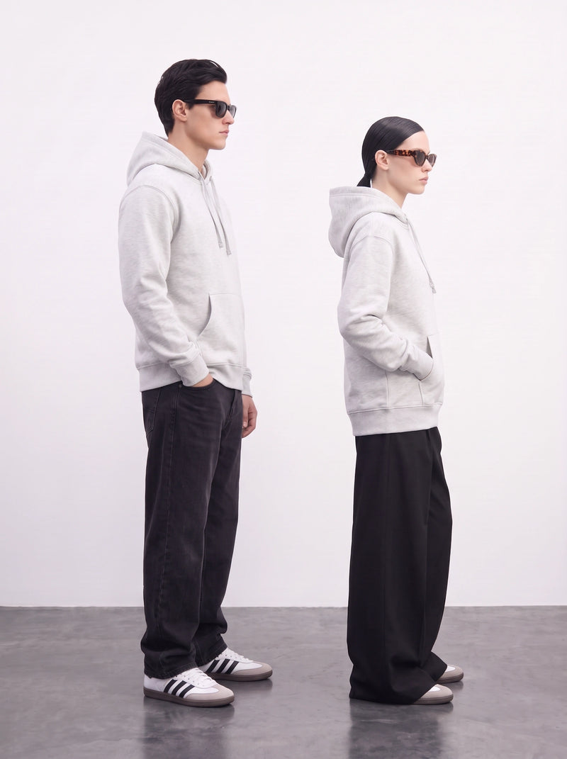 Light Grey Oversized Hoodie