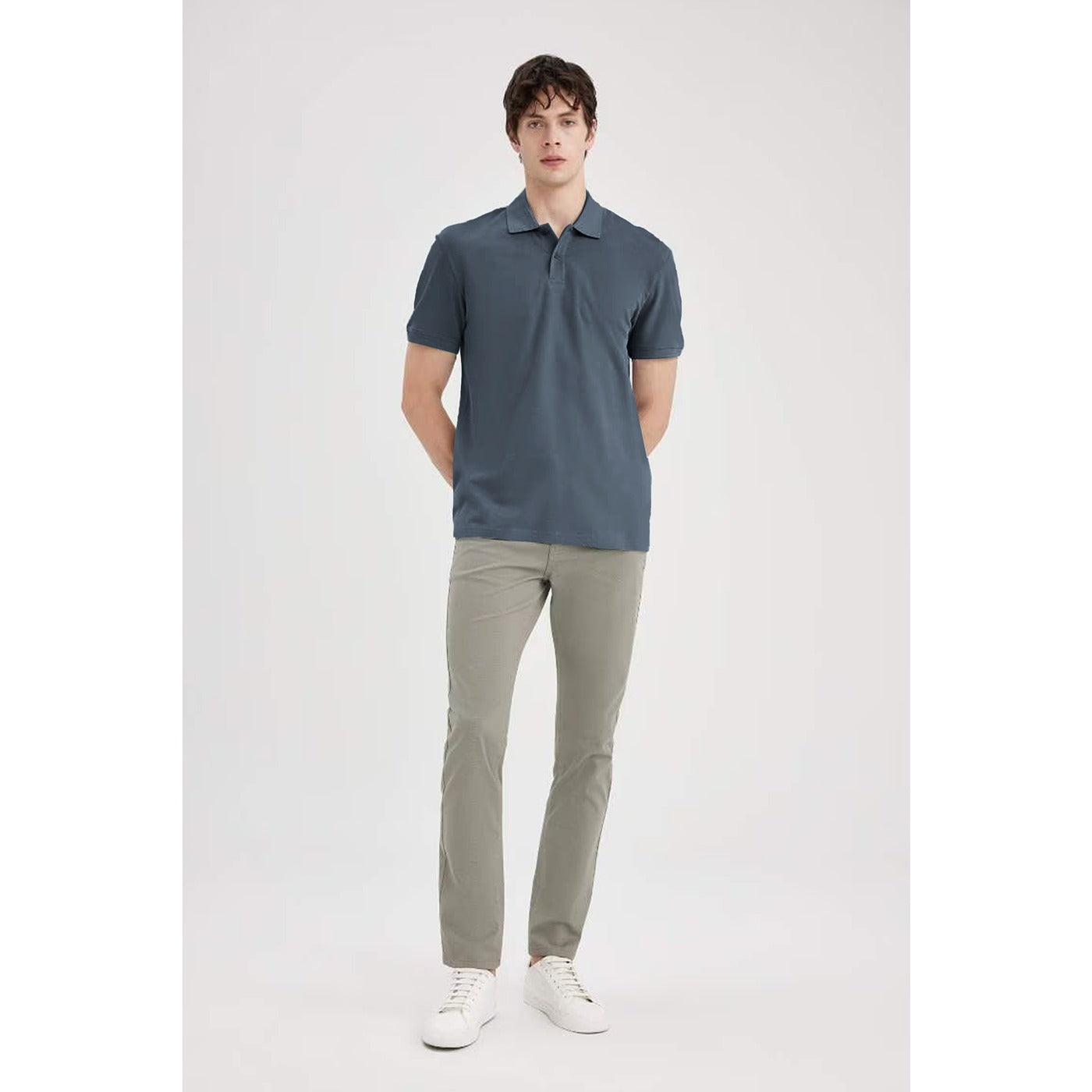 ZR Blue Slim Fit Polo | Montivo Pakistan