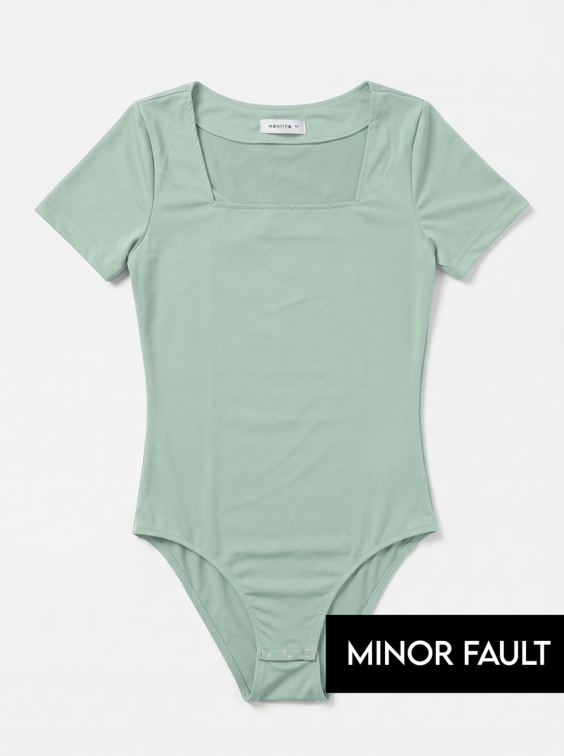 (Minor Fault) Pista Square Neck Bodysuit | Montivo Pakistan