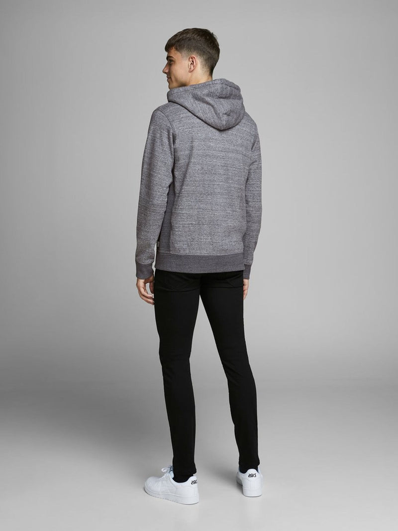 Jack &amp; Jones Grey Melange Hoodie | Montivo Pakistan