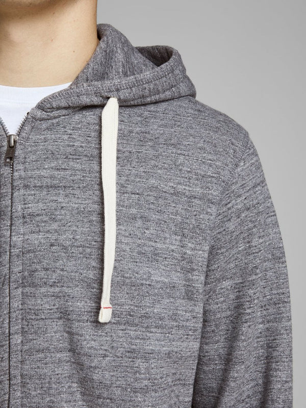 Jack &amp; Jones Grey Melange Hoodie | Montivo Pakistan