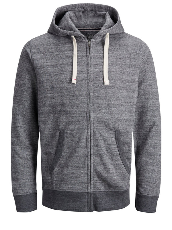 Jack &amp; Jones Grey Melange Hoodie | Montivo Pakistan