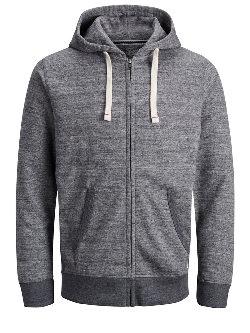 Jack &amp; Jones Grey Melange Hoodie | Montivo Pakistan